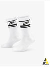 Sportswear Everyday Essential Crew Socks 3 Pack White - NIKE - BALAAN 2