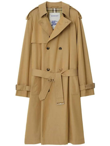 long gabardine trench coat 8087617 - BURBERRY - BALAAN 1