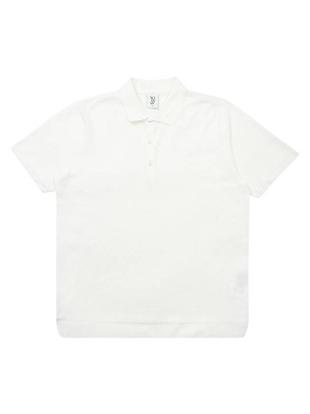 Men's Polo Short Sleeve Knit Offwhite SW22ESW03OW - SOLEW - BALAAN 1