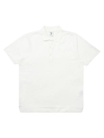 Men's Polo Short Sleeve Knit Offwhite SW22ESW03OW - SOLEW - BALAAN 1