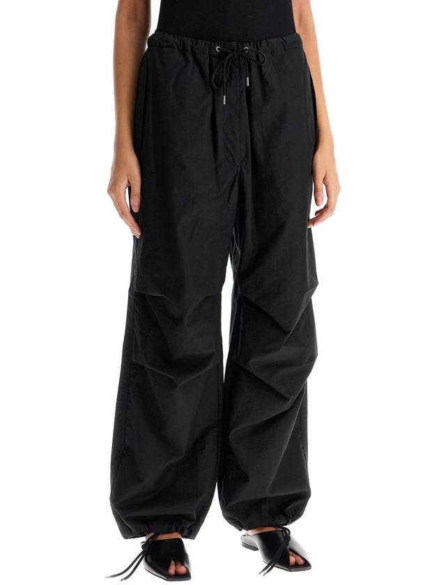 Relaxed Fit Straight Pants Black - ACNE STUDIOS - BALAAN 3