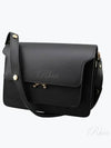 Trunk Medium Calfskin Shoulder Bag Black - MARNI - BALAAN 2