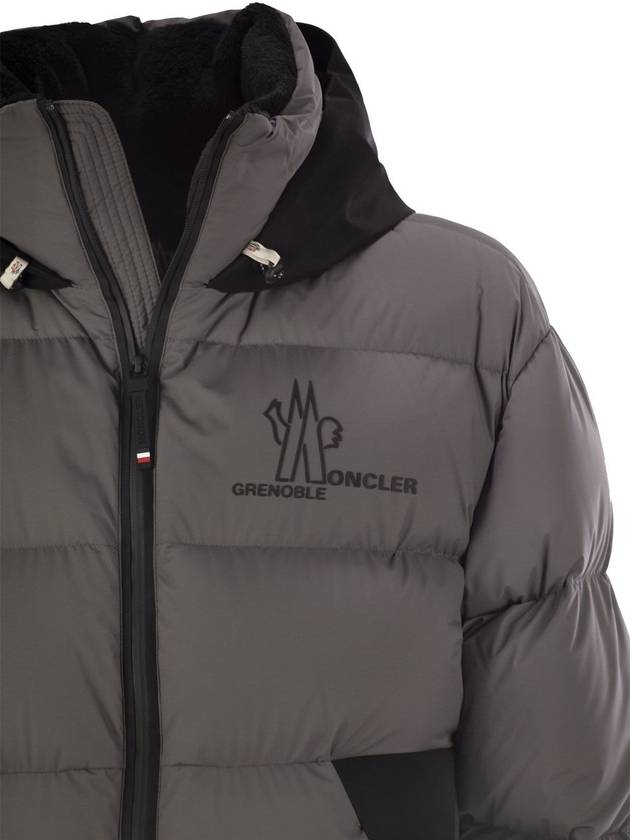 Grenoble Marcasin padded jacket gray - MONCLER - BALAAN 5