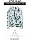 Spray Printing Hoodie Aqua - STONE ISLAND - BALAAN 3