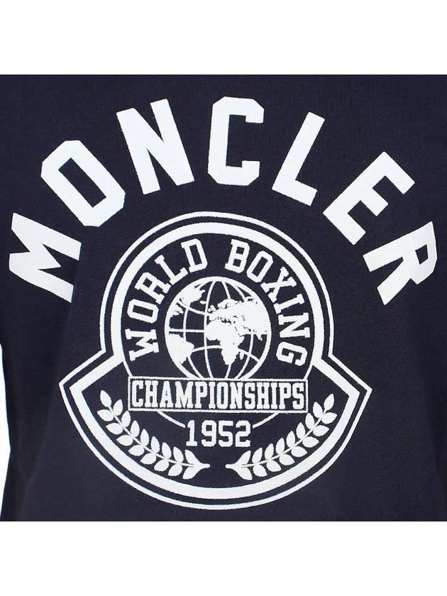 Logo cotton short sleeve t shirt 8C00022 829HP 778 - MONCLER - BALAAN 7