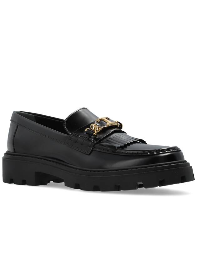 Tod’s Leather Shoes Type Loafers, Women's, Black - TOD'S - BALAAN 4