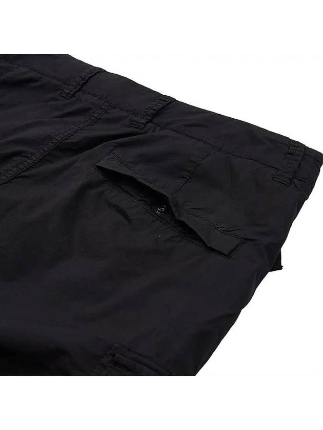 Light Stretch Cotton Bermuda Shorts Black - STONE ISLAND - BALAAN 10