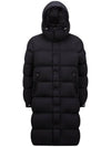 HANOVERIAN logo patch long down padded black men s jacket 1C00018 53333 999 TJ - MONCLER - BALAAN 1