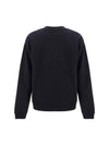 Fur Effect Logo Cotton Sweatshirt Black - MARNI - BALAAN 3