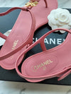 36 size clover button string sandals pink - CHANEL - BALAAN 6