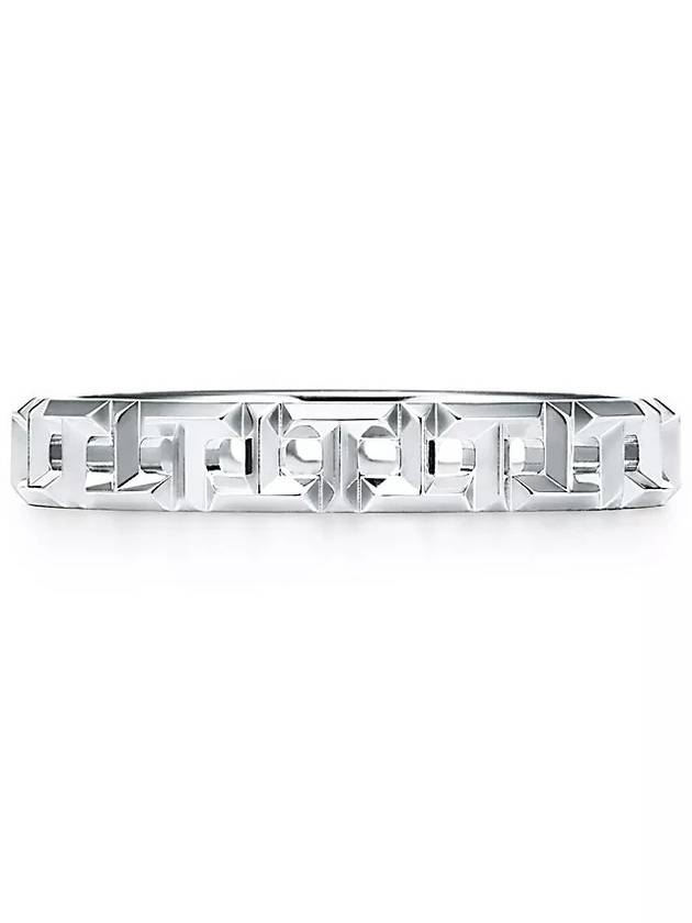 Tiffany T True Narrow Ring White Gold 62508035 - TIFFANY & CO. - BALAAN 1