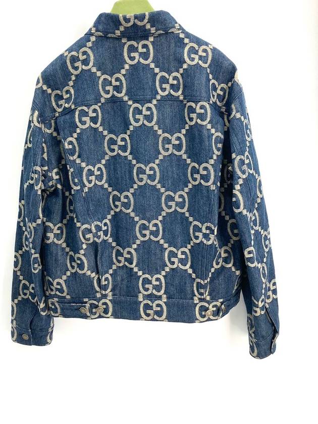 Pineapple GG denim jacket - GUCCI - BALAAN 6