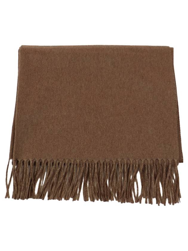 Fringe Cashmere Muffler Brown - MAX MARA - BALAAN 4