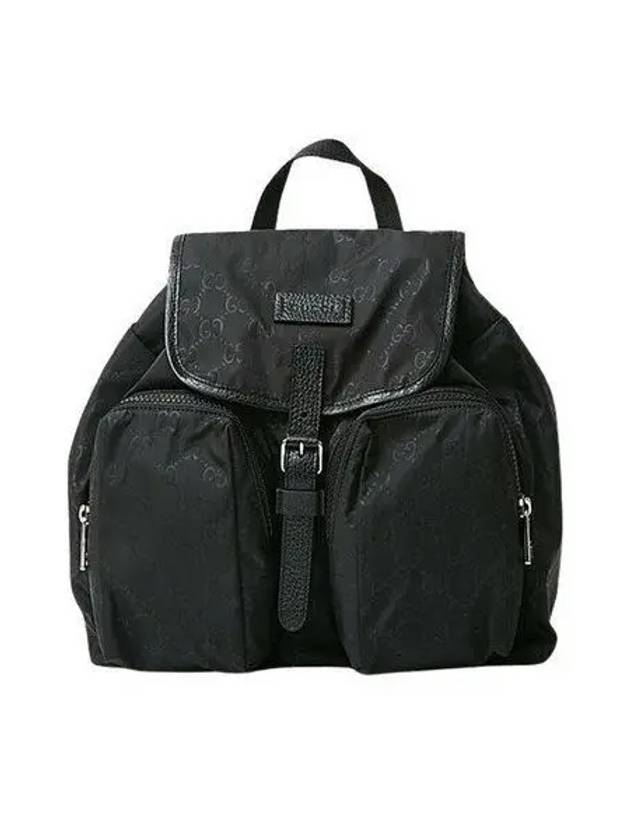 GG Pocket Nylon Backpack BLack - GUCCI - BALAAN 2