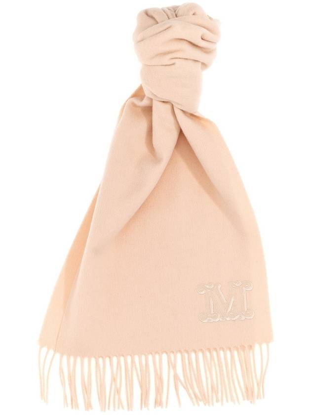 23FW WSDALIA 100% cashmere M logo muffler jibling 002 pink 45463133 002 - MAX MARA - BALAAN 6