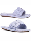 leather slippers purple - ASH - BALAAN.