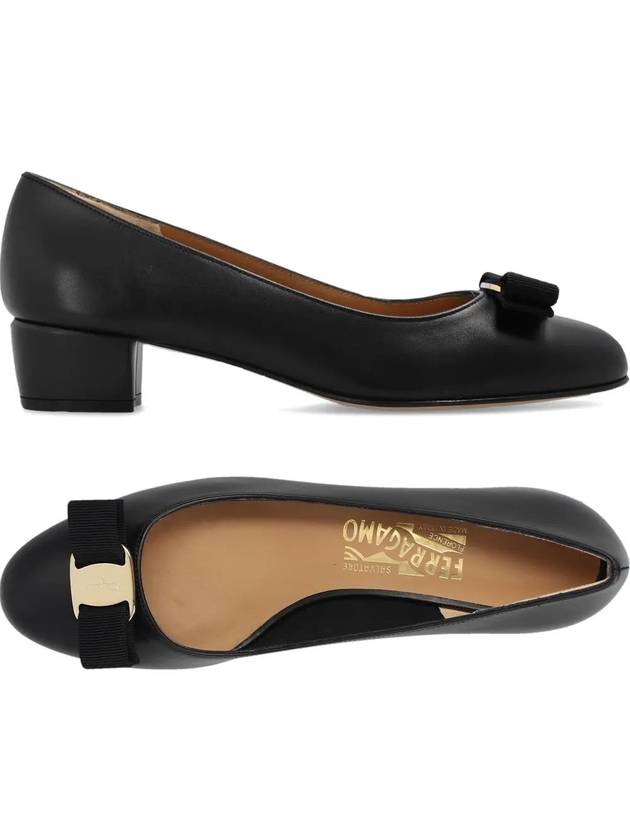 VARA 1 matte pumps heel black 0765658 - SALVATORE FERRAGAMO - BALAAN 1