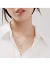 Elsa Peretti Open Heart 16MM Necklace Silver - TIFFANY & CO. - BALAAN 3