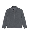 Men's Wool Trucker Zip-Up Jacket Grey - LACOSTE - BALAAN 1