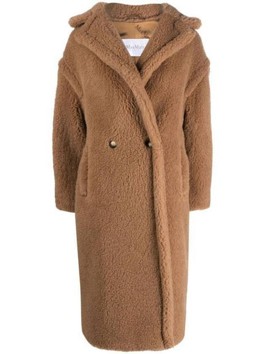 Women's Teddy Bear Icon Double Coat Camel - MAX MARA - BALAAN 1