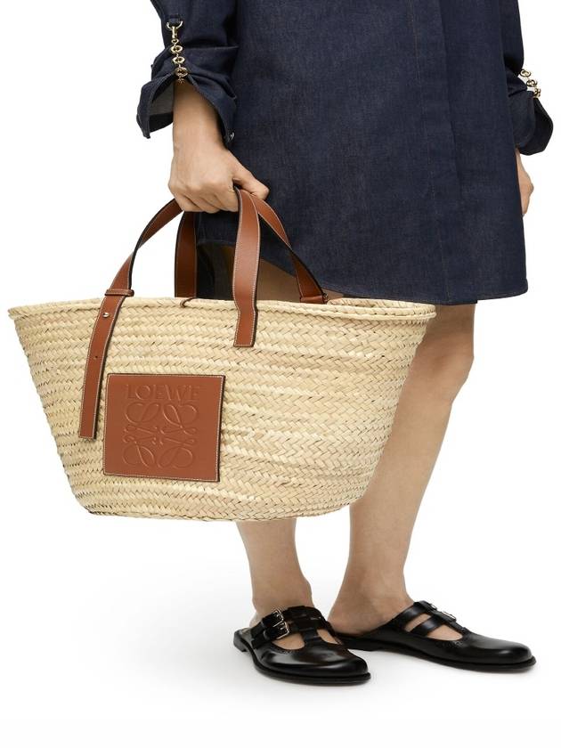 Domestic Day Basket rattan bag raffia large anagram bag 32702S81 - LOEWE - BALAAN 6