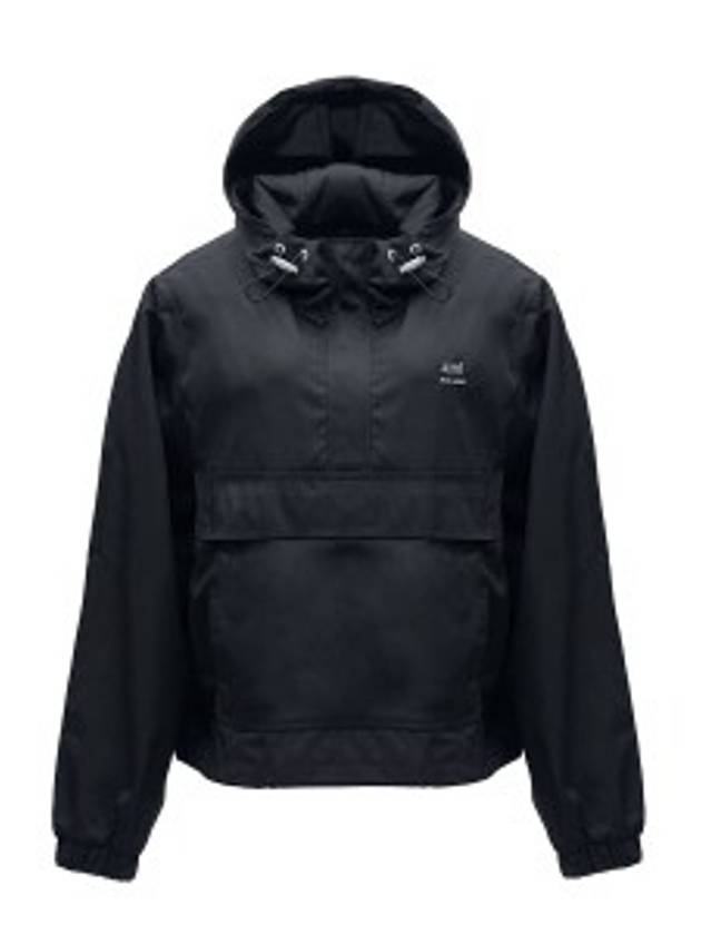 Alexandre Mattiussi Hooded Windbreaker Black - AMI - BALAAN 2