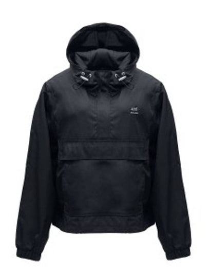 Alexandre Mattiussi Hooded Windbreaker Black - AMI - BALAAN 2