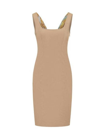 Midi Dress 04020530 1081 BEIGE - MOSCHINO - BALAAN 1