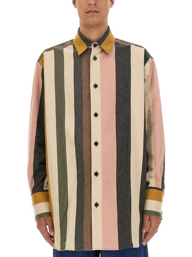 23 fw Logo Embroidered Striped Shirt CAMICIE Multicolor SH0247PG0435154 B0270460290 - JW ANDERSON - BALAAN 2