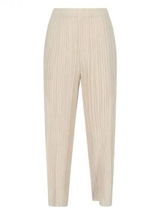 Thicker Bottoms 1 Wide Pants Cream - ISSEY MIYAKE - BALAAN 2