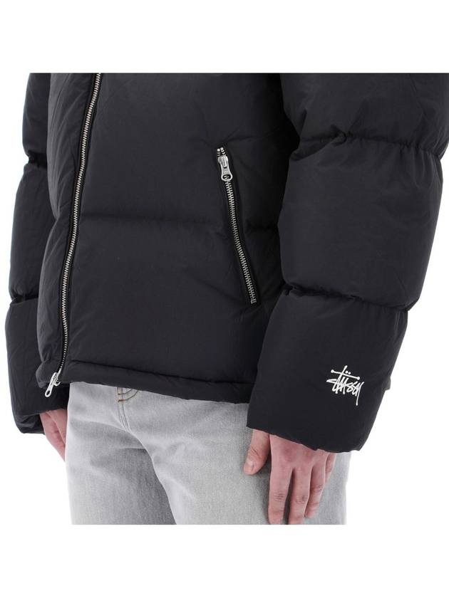 Logo embroidered point puffer down 115711 BLACK - STUSSY - BALAAN 4