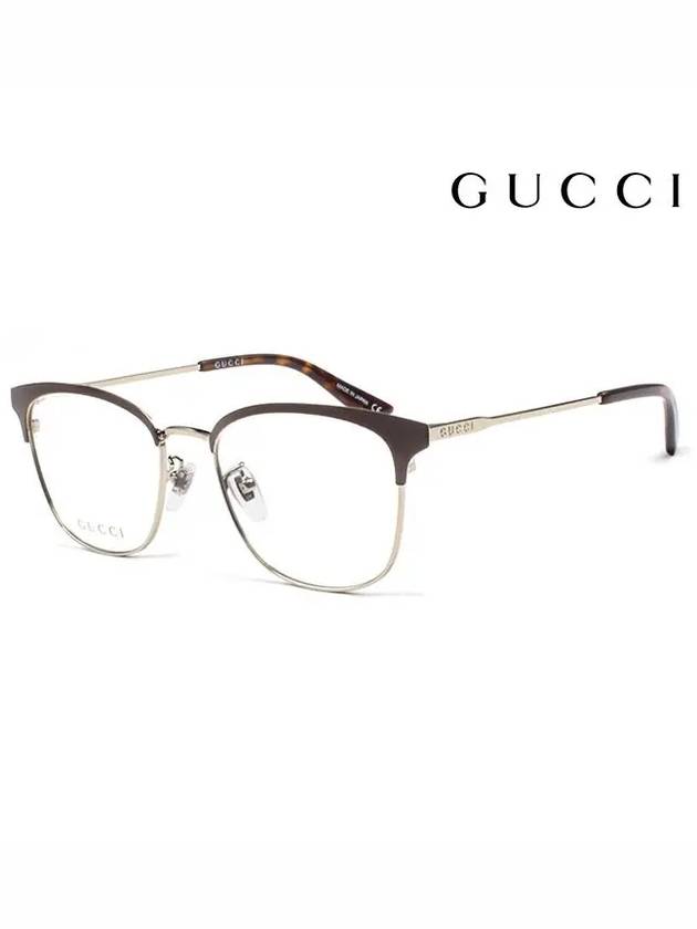 Eyewear Logo Metal Glasses - GUCCI - BALAAN.