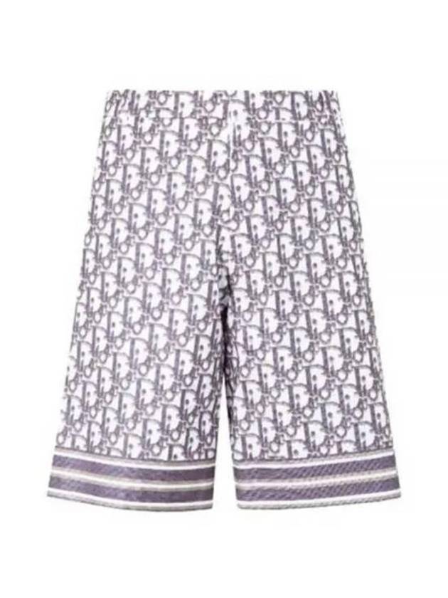 All Over Oblique Bermuda Shorts Purple - DIOR - BALAAN 2