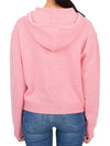 Embroidered Logo Cashmere Hoodie Pink - SPORTY & RICH - BALAAN 5