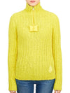 JW Anderson half zip-up turtleneck yellow - MONCLER - BALAAN.