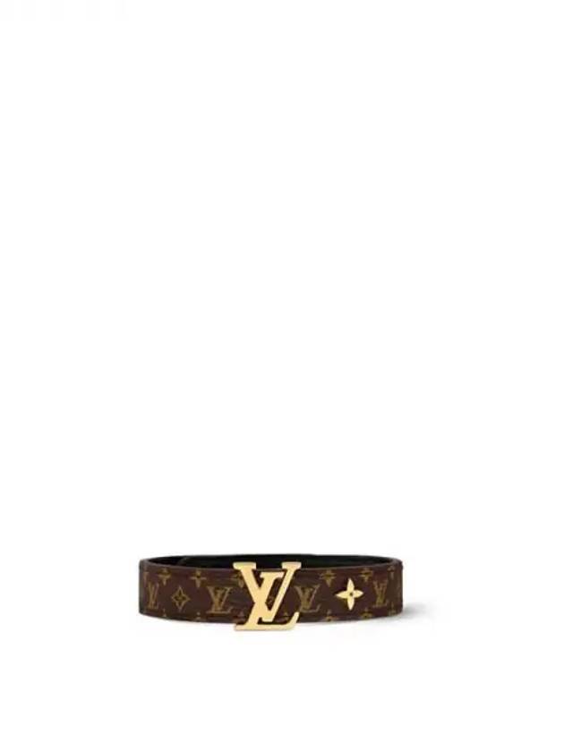 LV Iconic Monogram Canvas Bracelet Gold Brown - LOUIS VUITTON - BALAAN 2