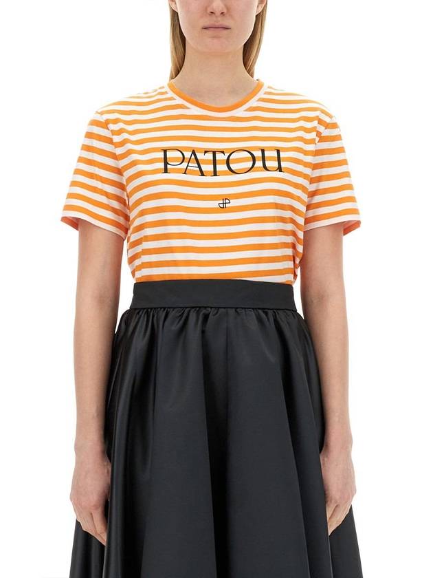 Patou T-Shirt With Logo - PATOU - BALAAN 1