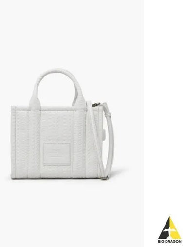 Dtm Monogram Leather the Small Tote White MBBAS24010WHX - MARC JACOBS - BALAAN 1