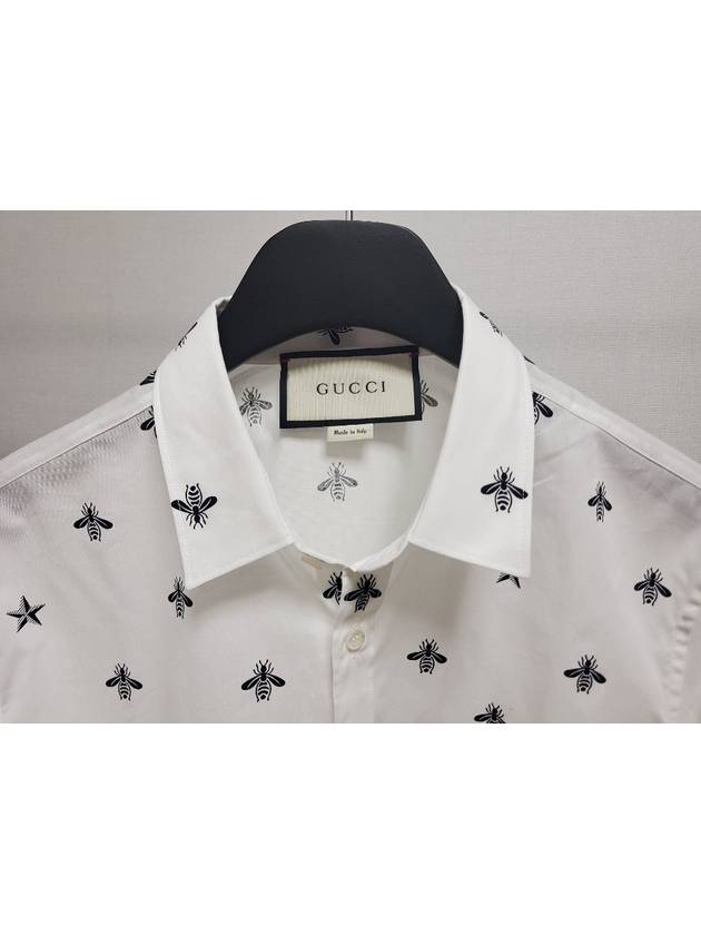 Bee jacquard oxford duke shirt 95 - GUCCI - BALAAN 3