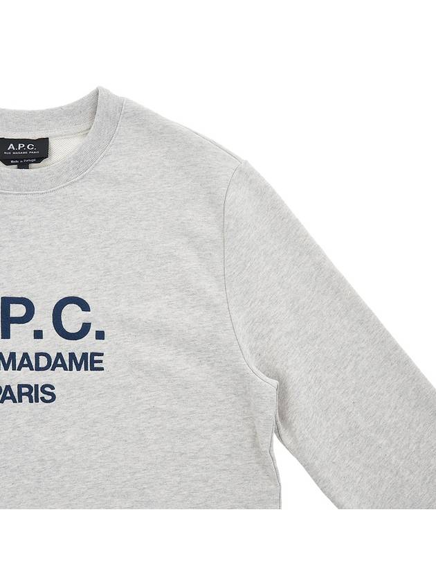 Rufus Embroidery Logo Sweatshirt Grey - A.P.C. - BALAAN 5