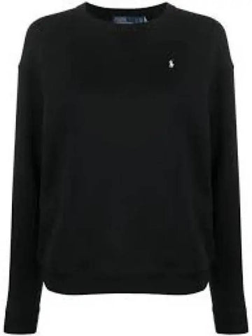 W Fleece Pullover Black 1236708 - POLO RALPH LAUREN - BALAAN 1