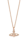 Mini Bas Relief Pendant Necklace Rose Gold - VIVIENNE WESTWOOD - BALAAN 2