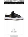 Blakey Logo OG Sole Low Top Sneakers Black - MAISON MIHARA YASUHIRO - BALAAN 3