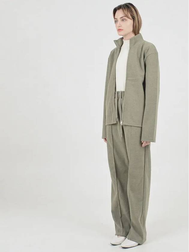 Ribbed Knit String Pants Khaki - CHANCE'S NOI - BALAAN 10