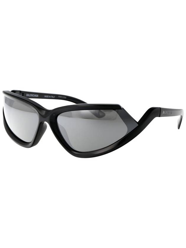 Eyewear Side Expand Mirror Oval Frame Sunglasses - BALENCIAGA - BALAAN 3