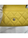 Classic Card Holder Grained Shiny Calfskin Gold Metal Yellow AP0214 B10583 NW779 - CHANEL - BALAAN 5