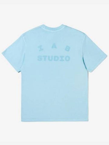 Pigment Tshirt Cyan S - IAB STUDIO - BALAAN 1