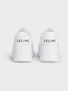 wedge outsole block low-top sneakers optic white - CELINE - BALAAN.