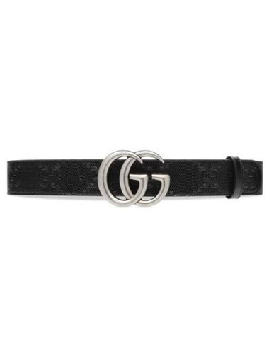 Leather Belt 406831 1W3AF 1000 Black - GUCCI - BALAAN 1