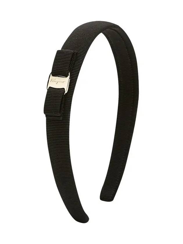 Vara Bow Headband Black - SALVATORE FERRAGAMO - BALAAN 2